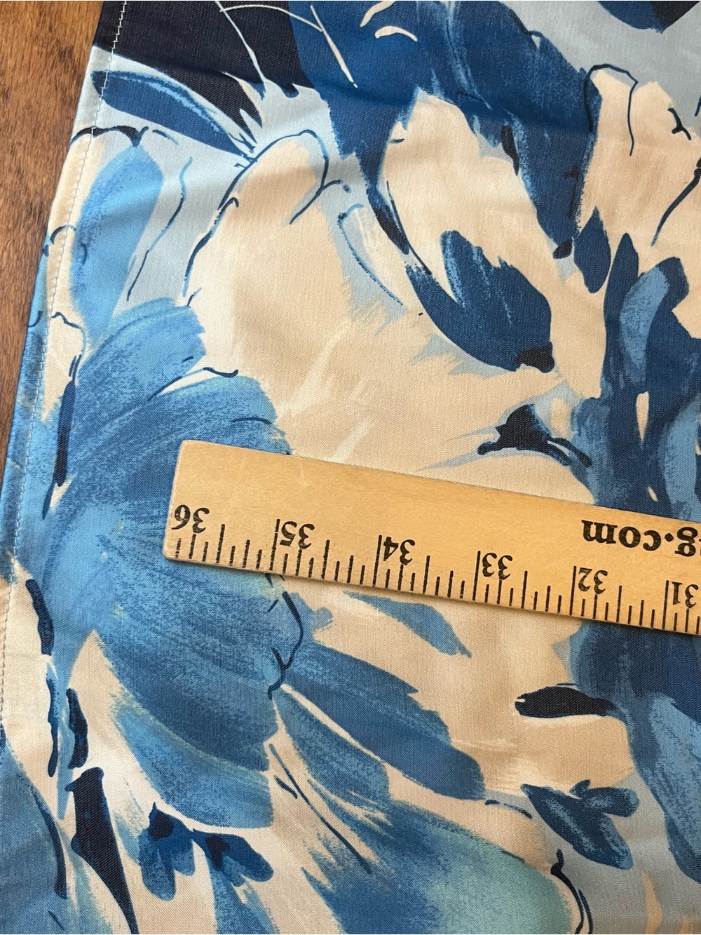 Abercrombie & Fitch Blue Floral Strapless Maxi Dress vacation wedding summer XS - Picture 5 of 8